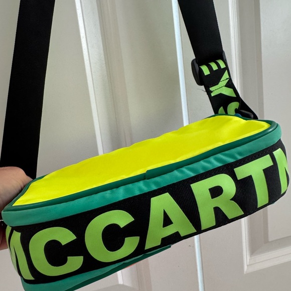 Stella McCartney Kids color block logo strap shoulder bag pink orange neon black - Picture 10 of 10